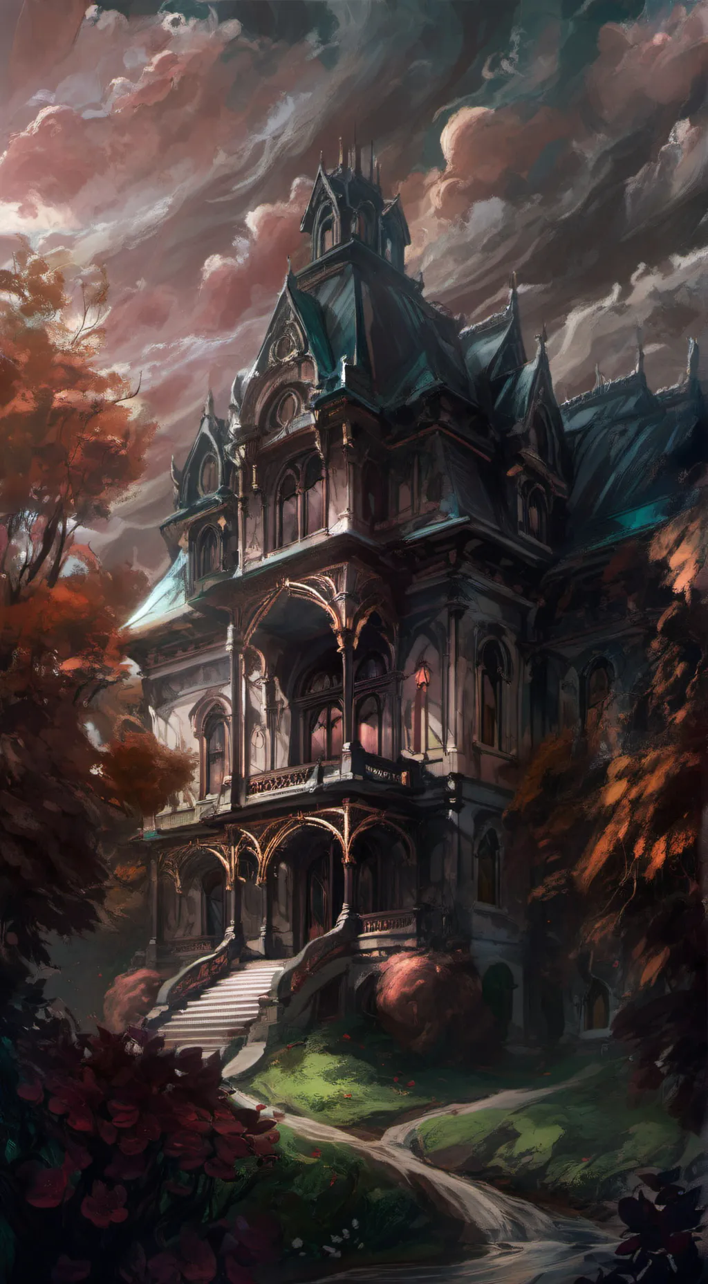 ai character: Hh background