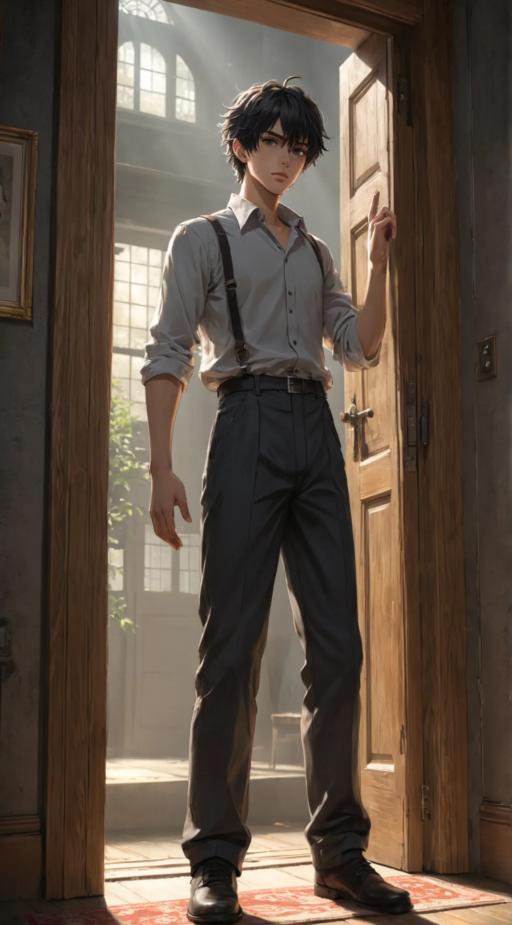 ai character: Damián background