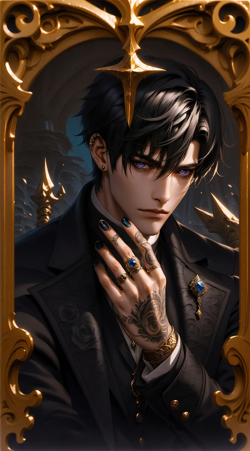 ai character: Elías background