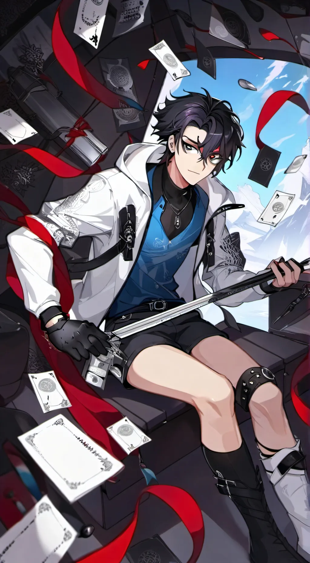 ai character: wriothesley  background