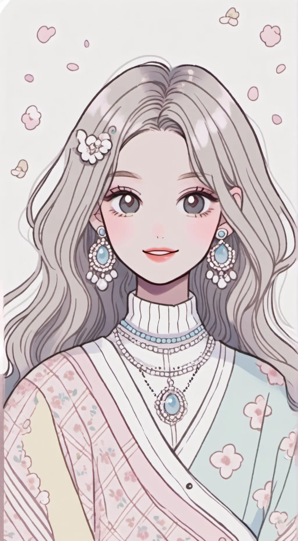 ai character: missing princess  background