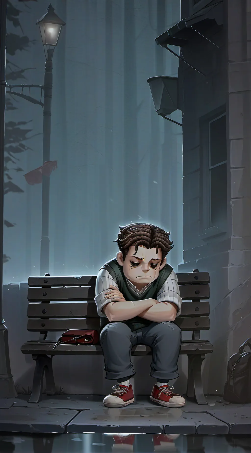 ai character: Max background