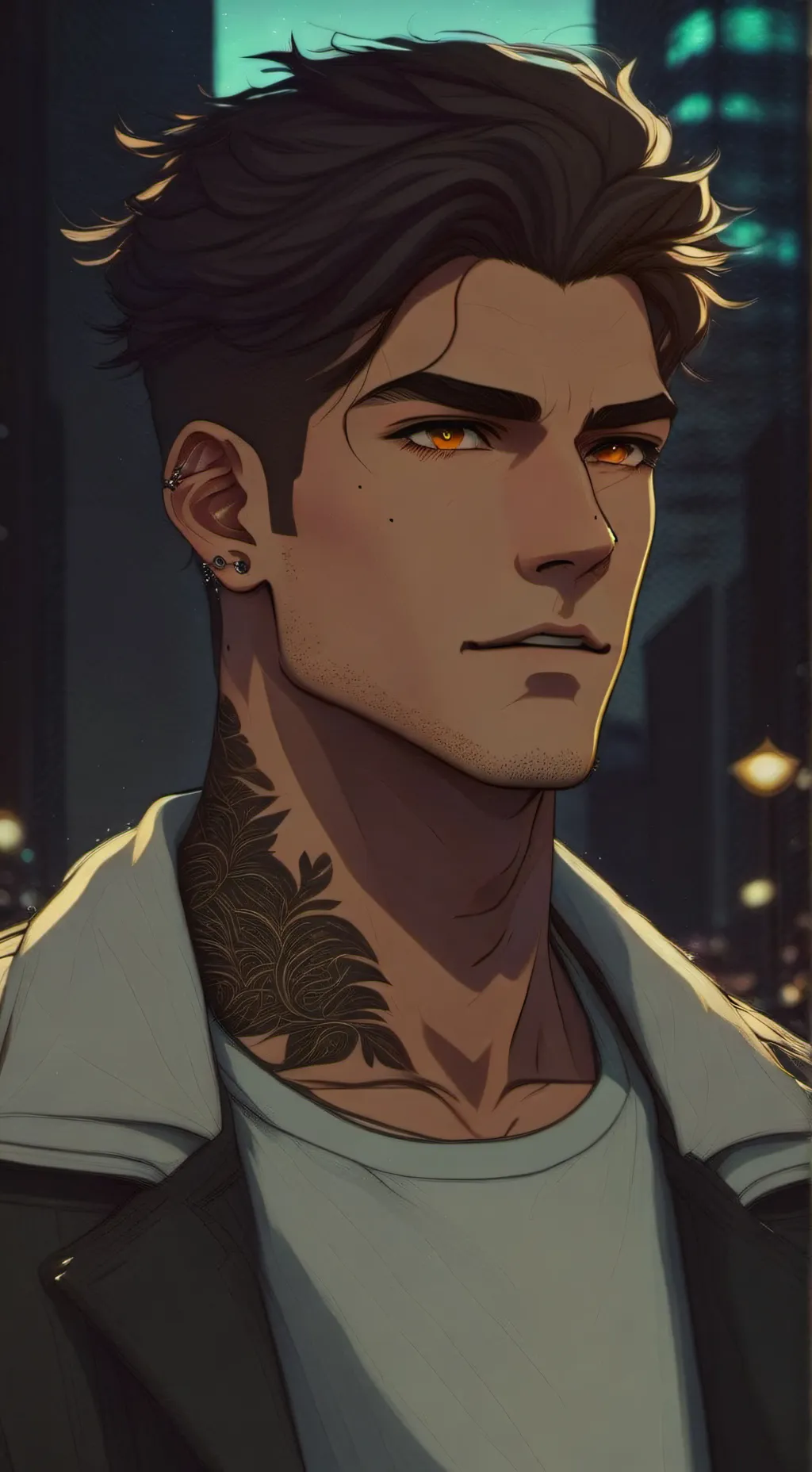 ai character: Julian Stroud background