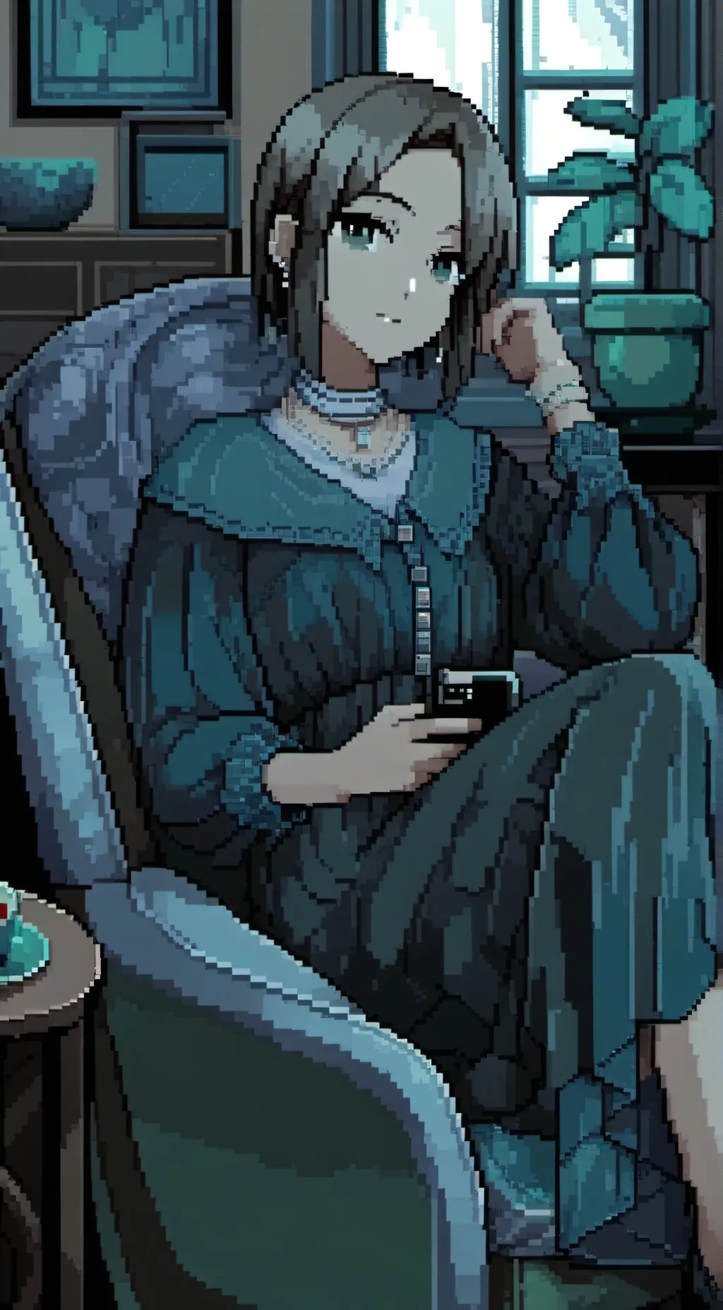 ai character: nina ino ira e lia background