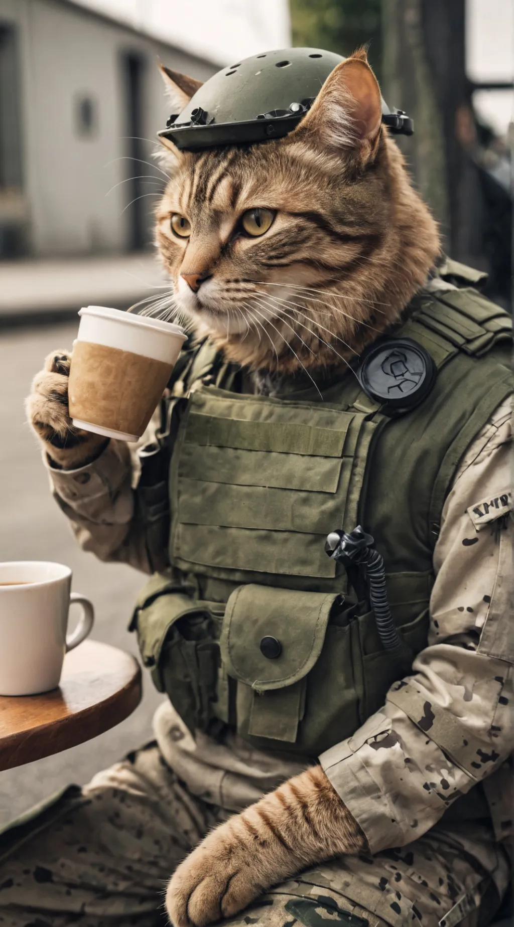 ai character: майор кот background