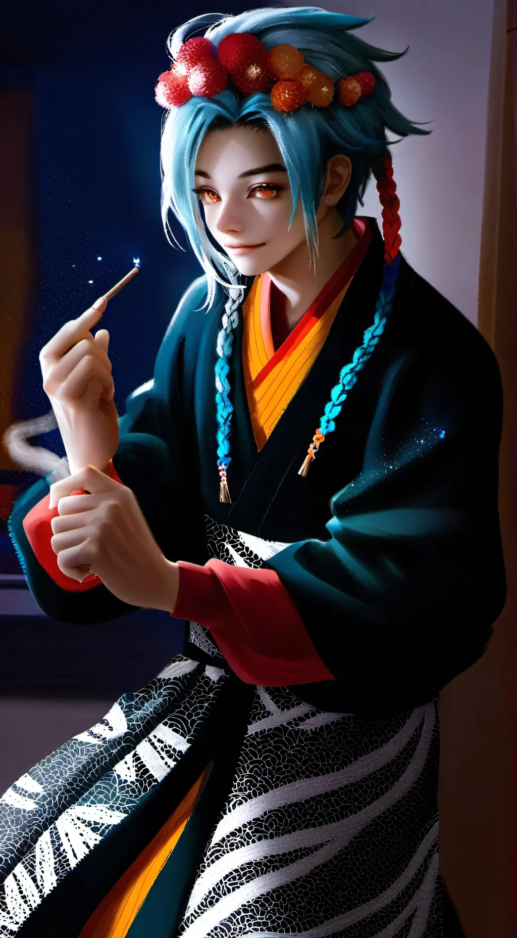 ai character: Aster Novak background