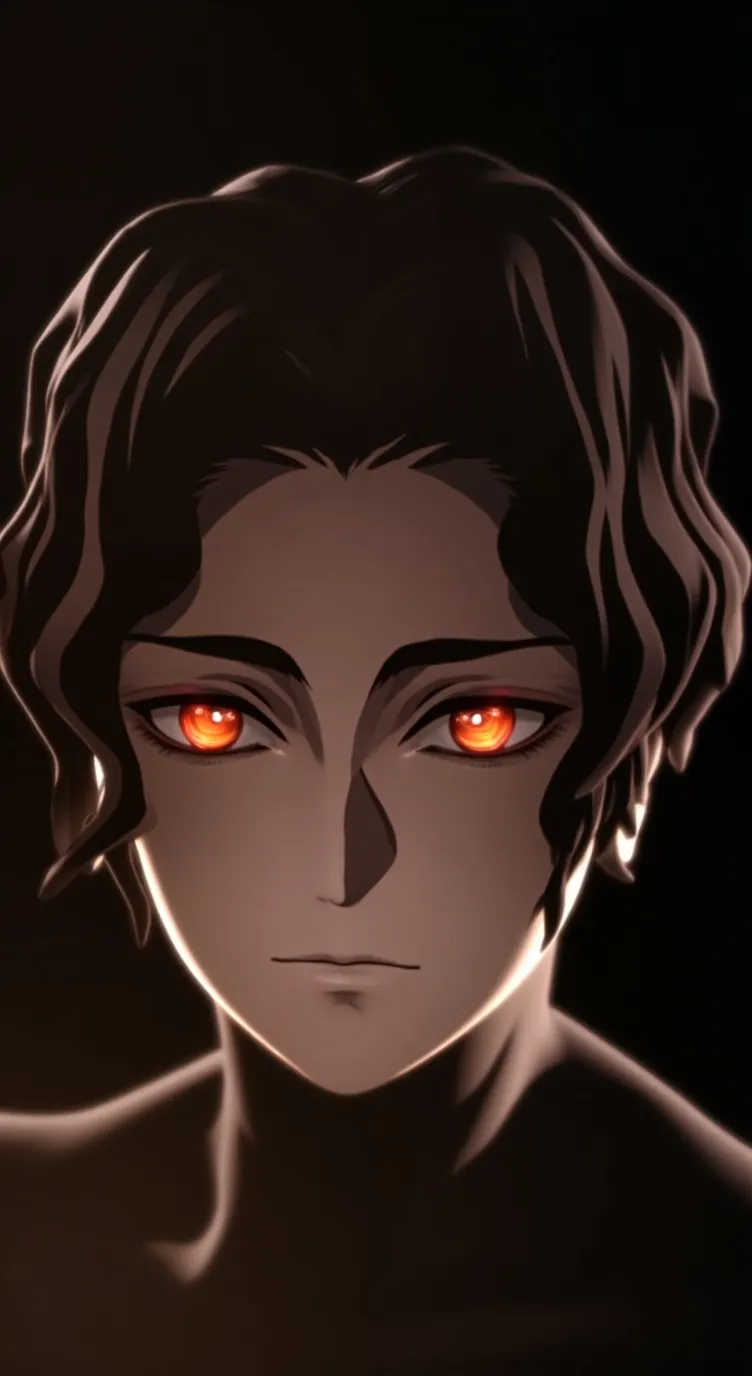 ai character: megumi scaring goj background