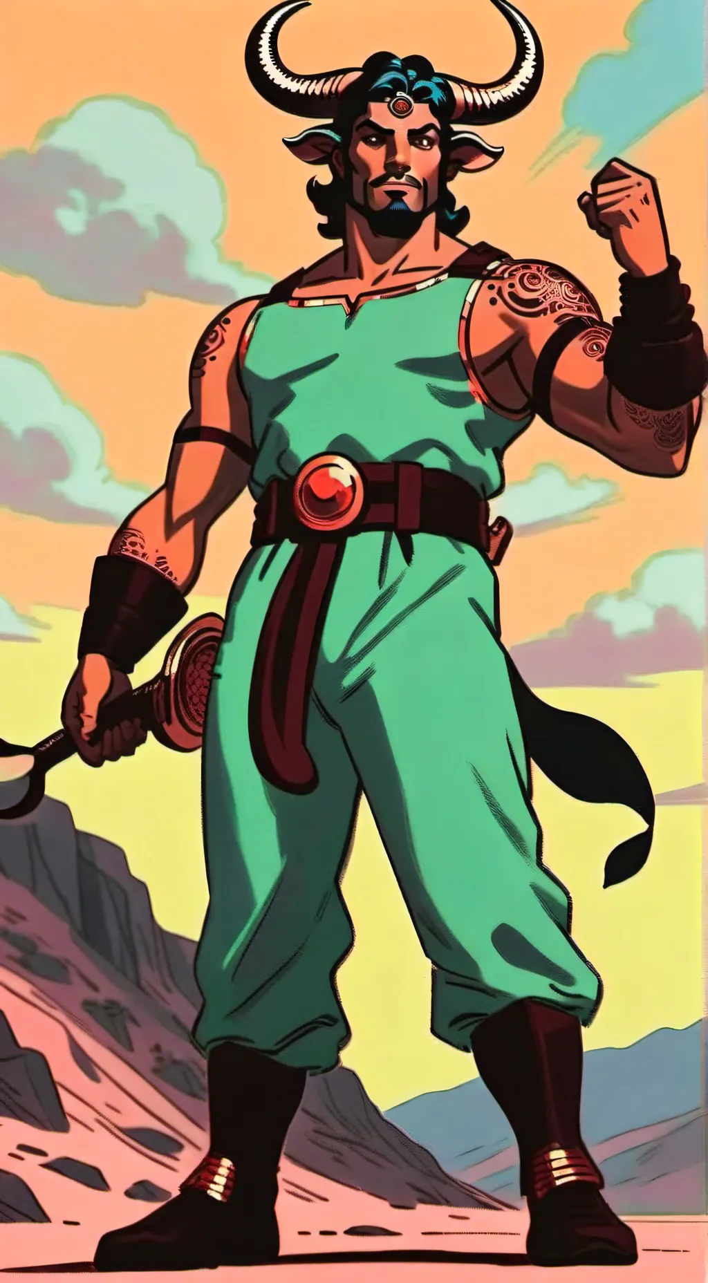 ai character: Taurus background