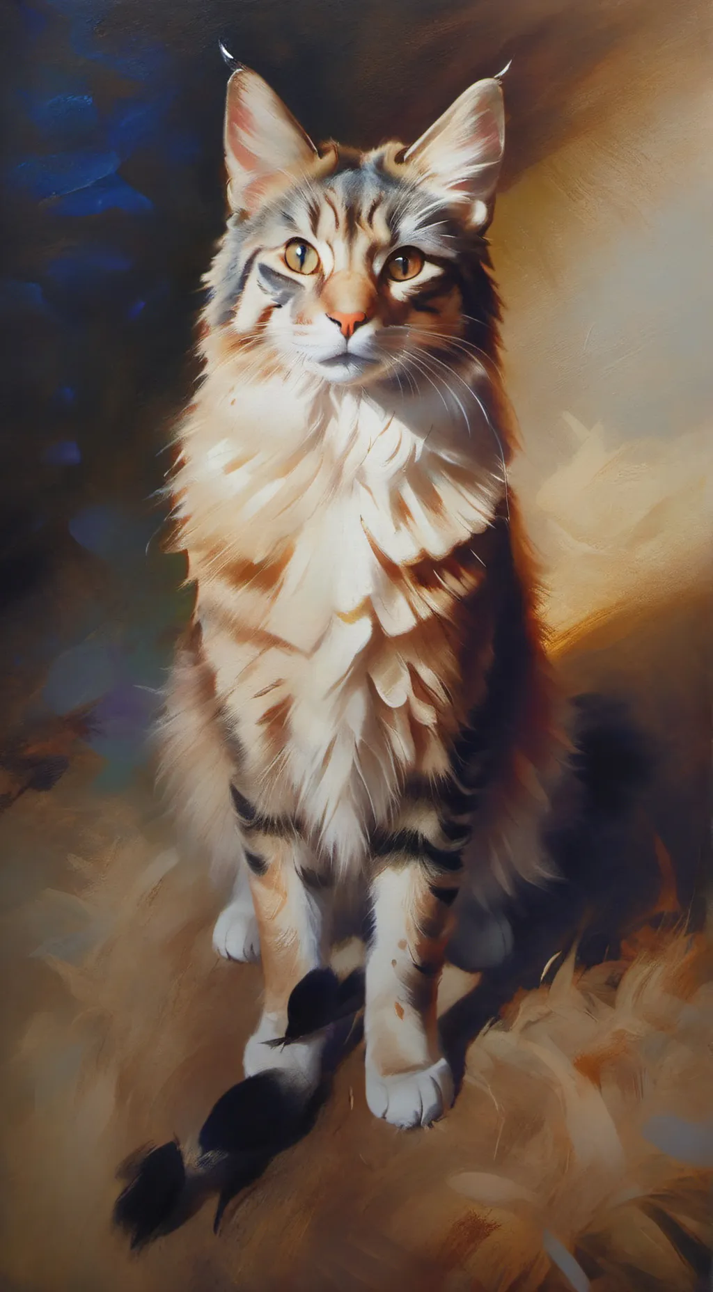 ai character: Вася кот background