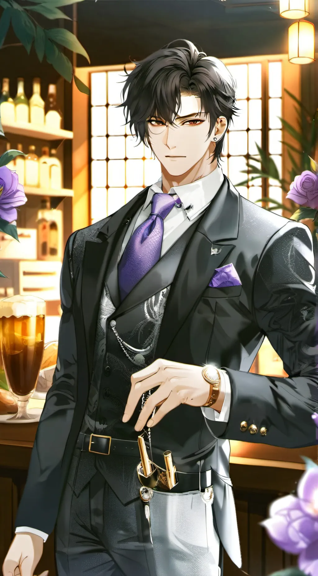 ai character: `°~Mark~°` background