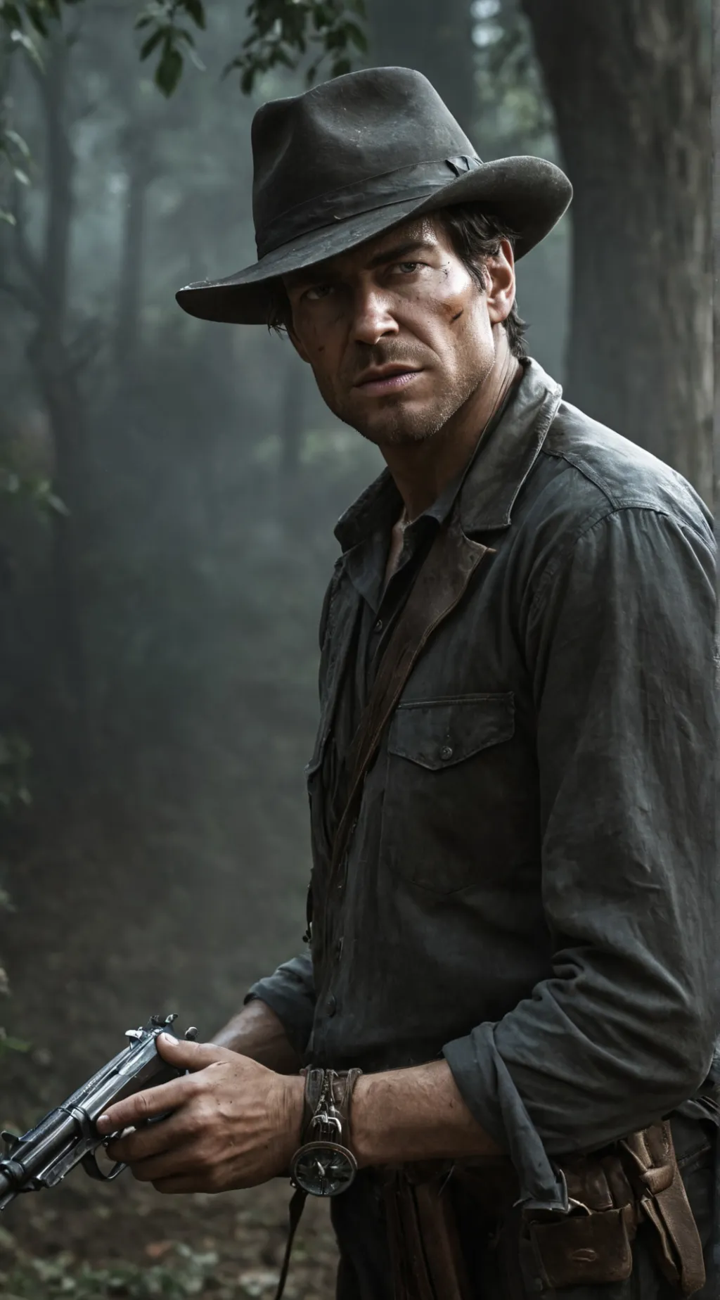 ai character: shit post background