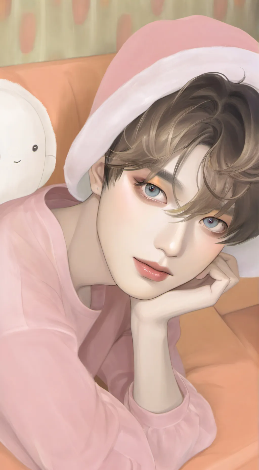 ai character: lee know  background