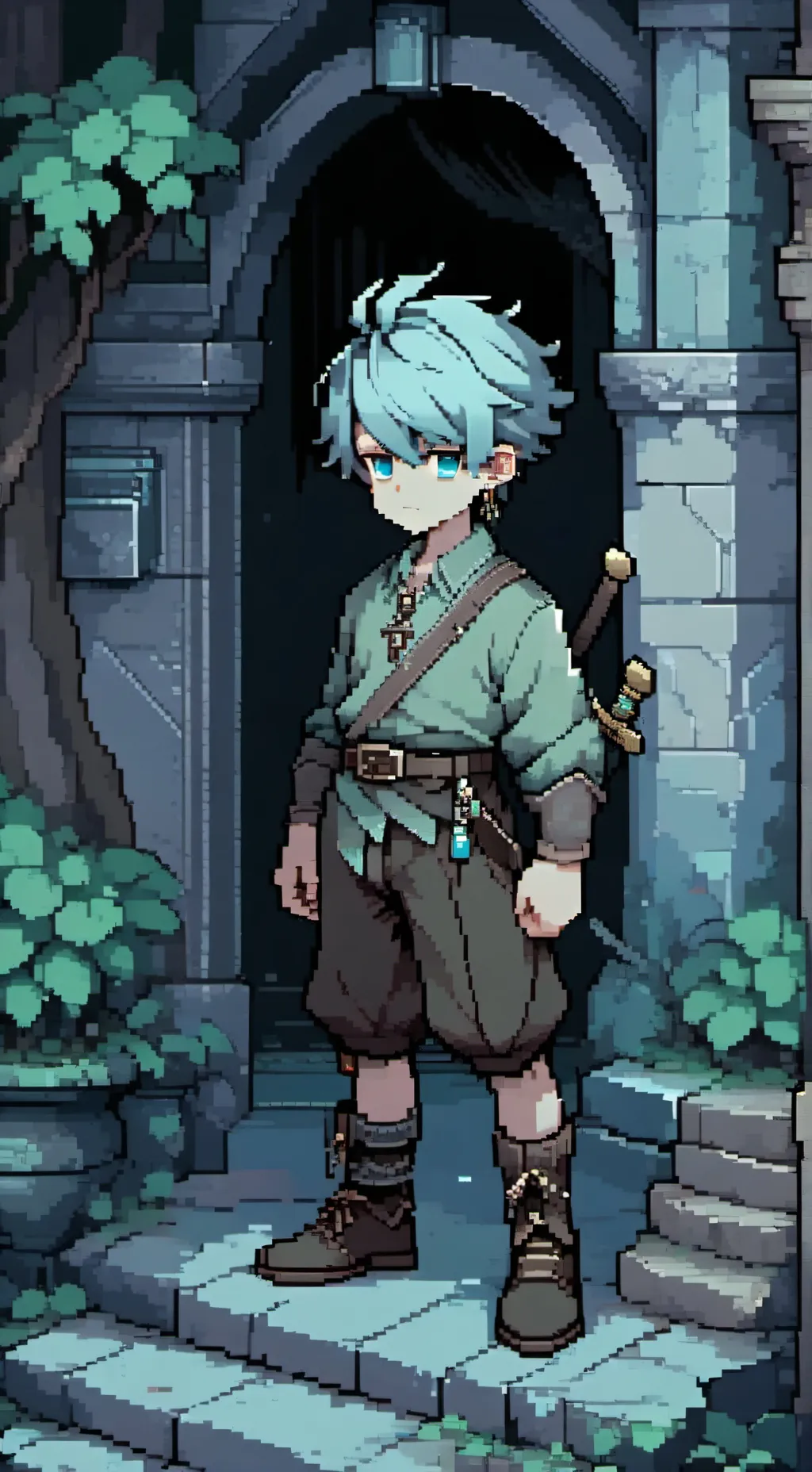 ai character: Marcos  background