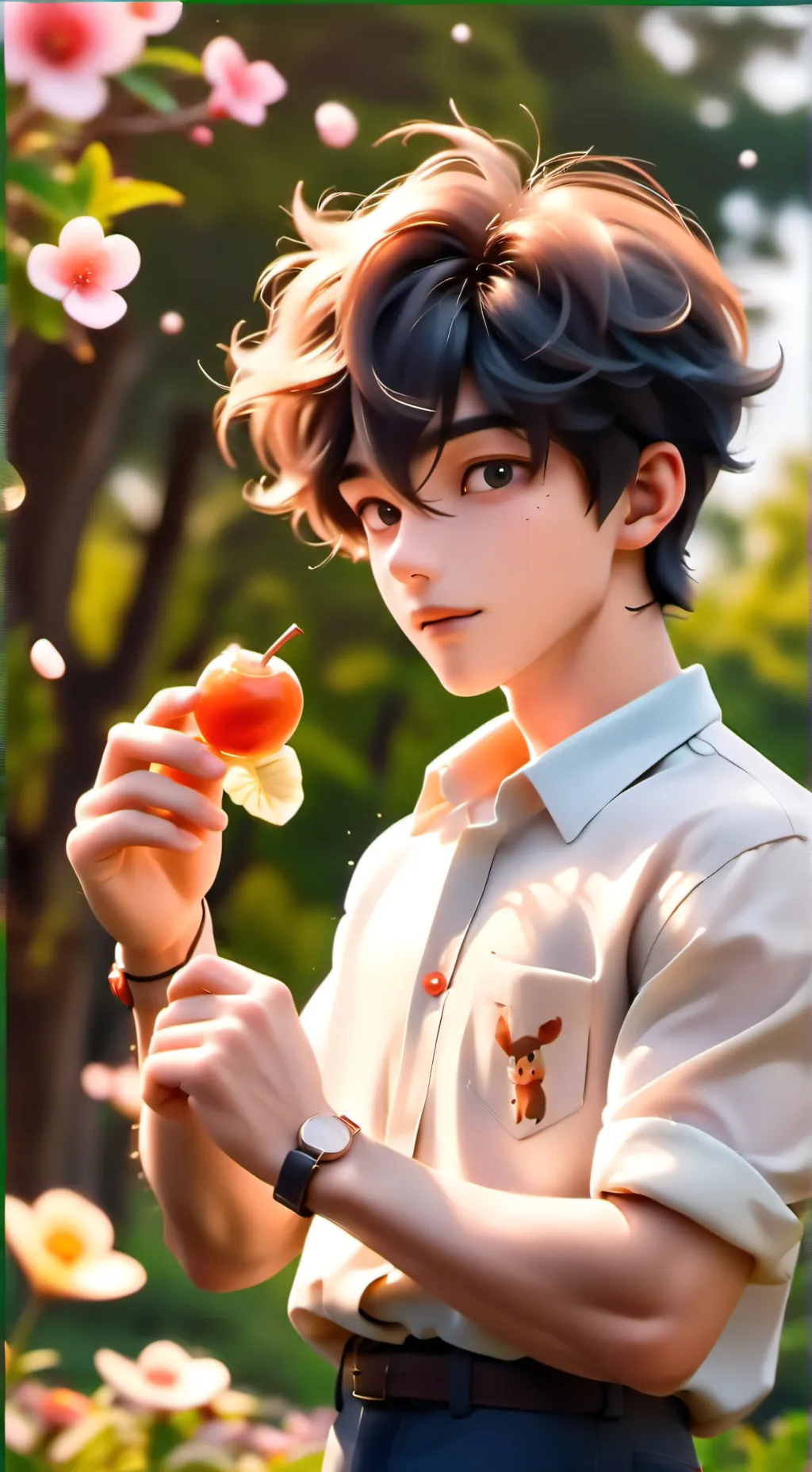 ai character: Min-Hyuk  background