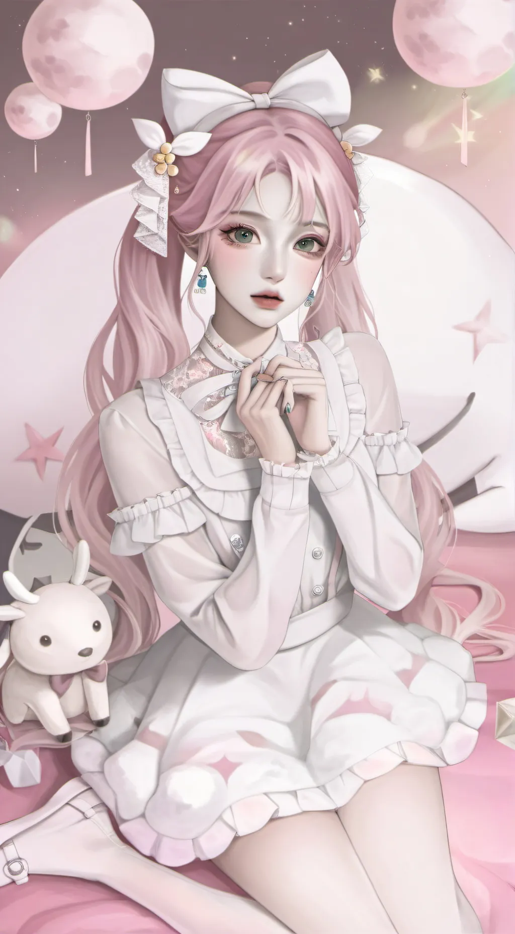 ai character: lili mala y bakugo background