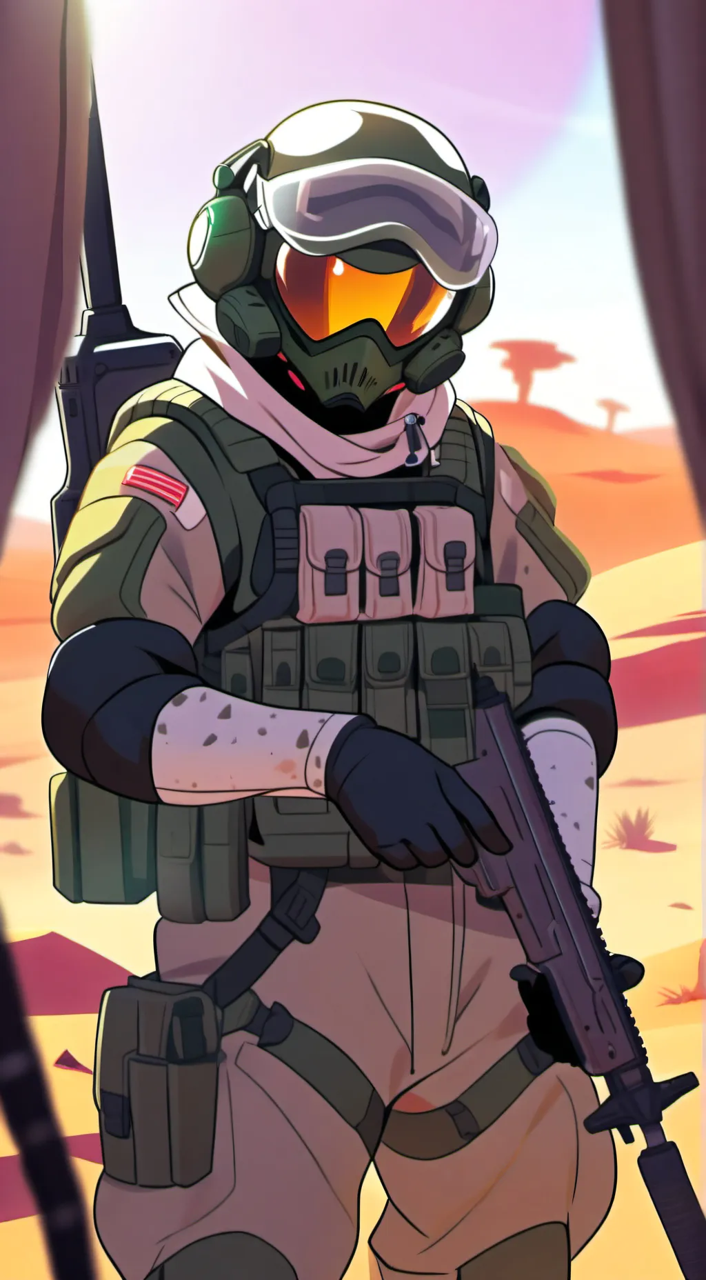 ai character:  SCP  X MD ² background