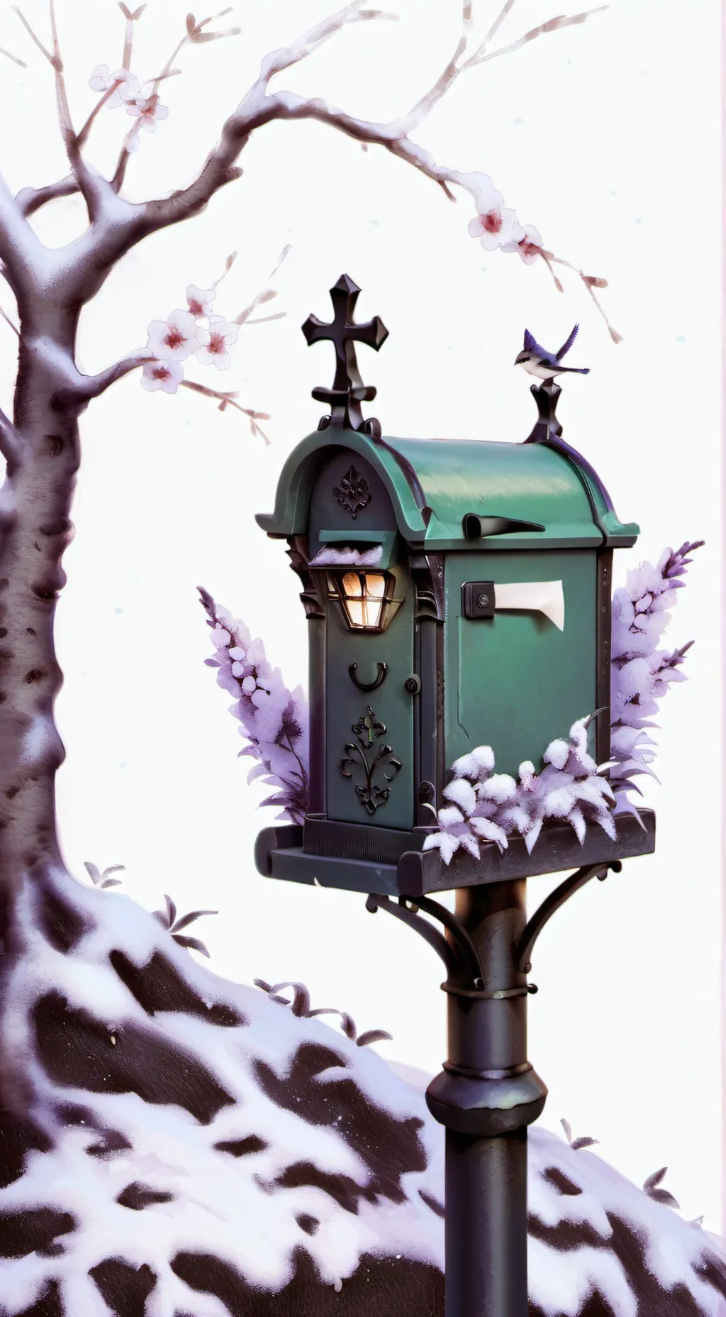 ai character: My mailbox background