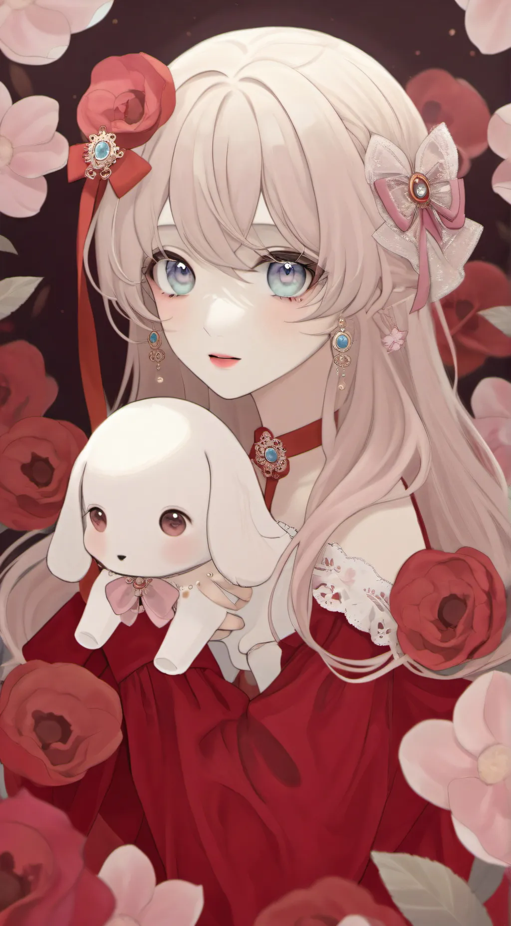 ai character: Moon background