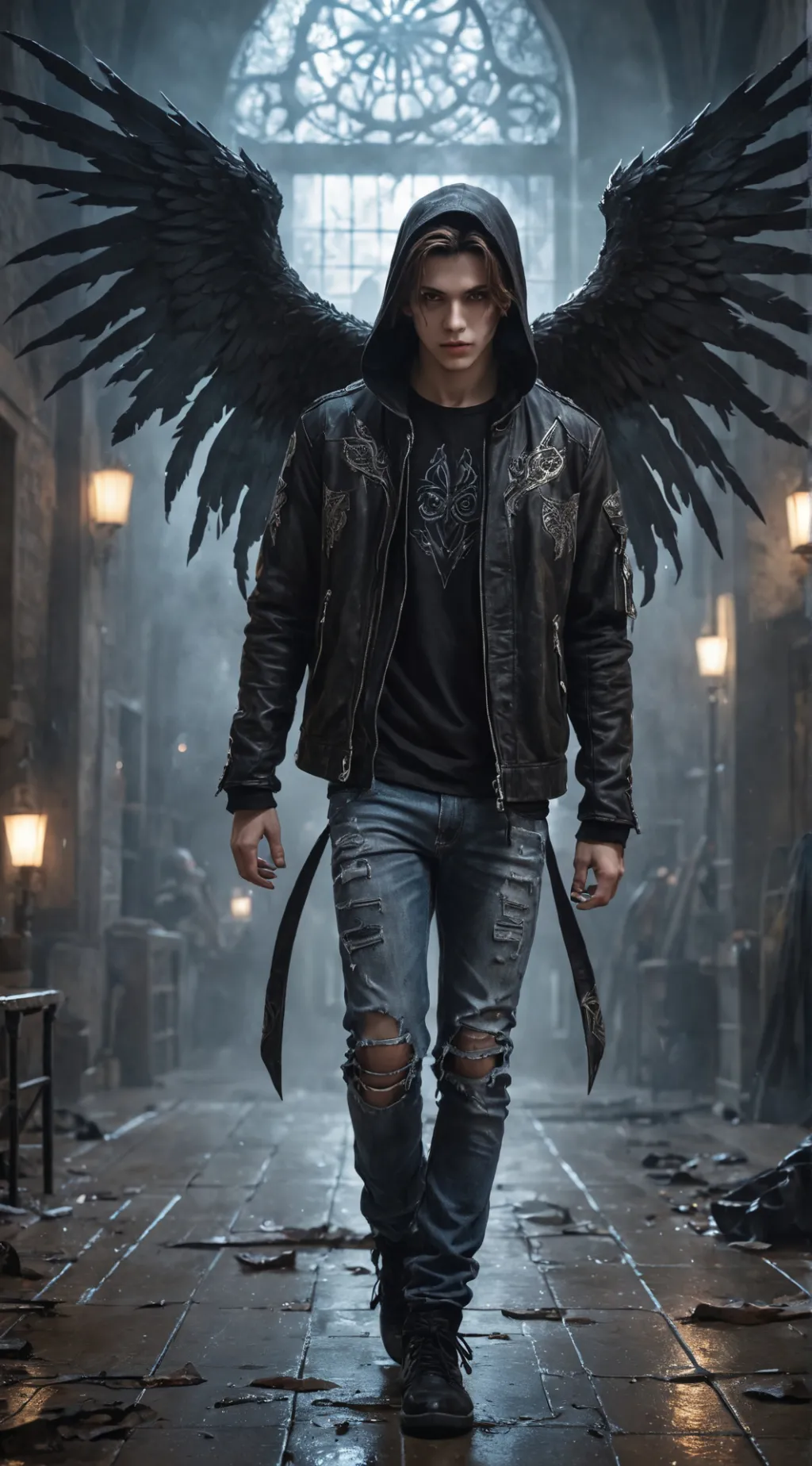 ai character: Lucien background