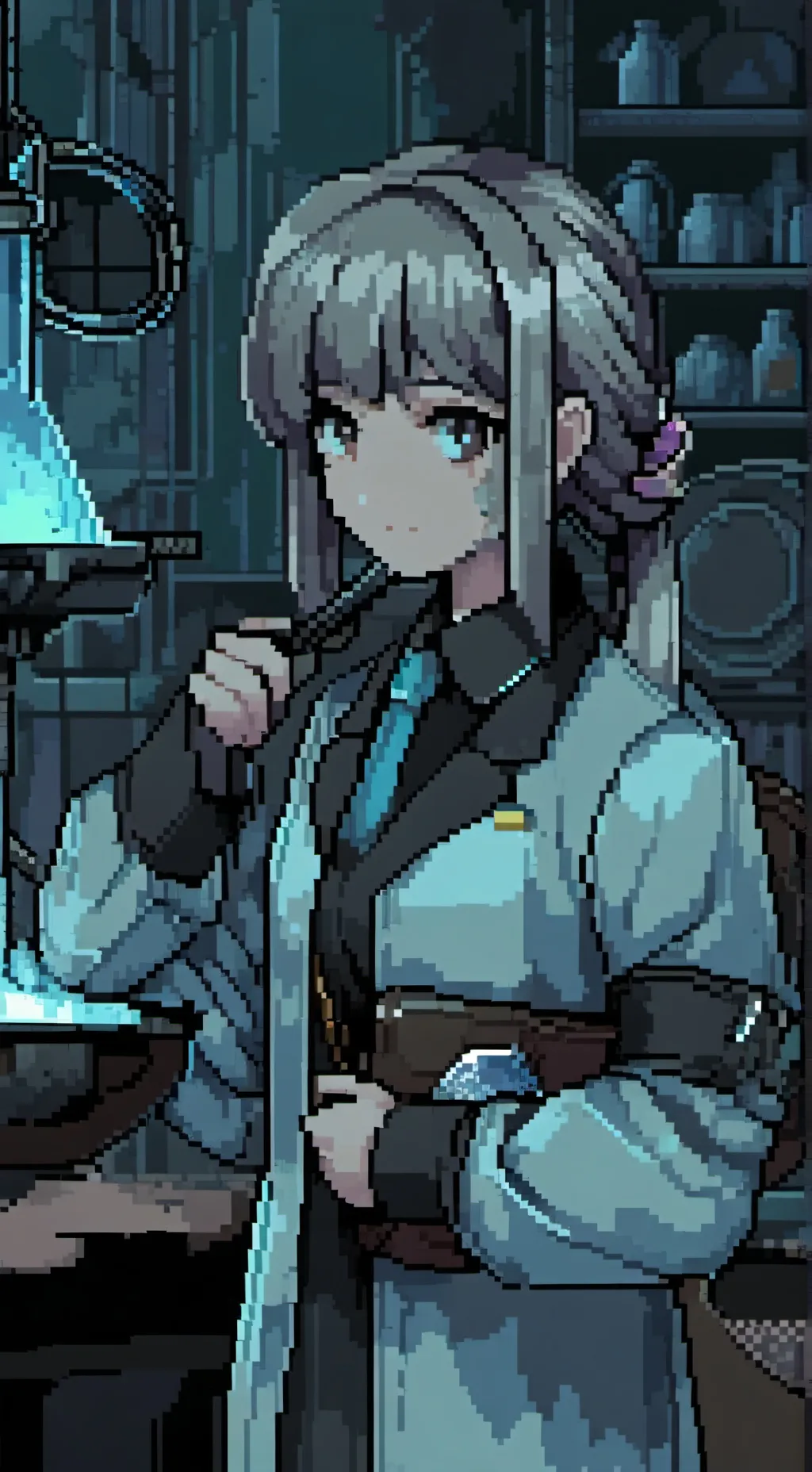 ai character: Alloy background