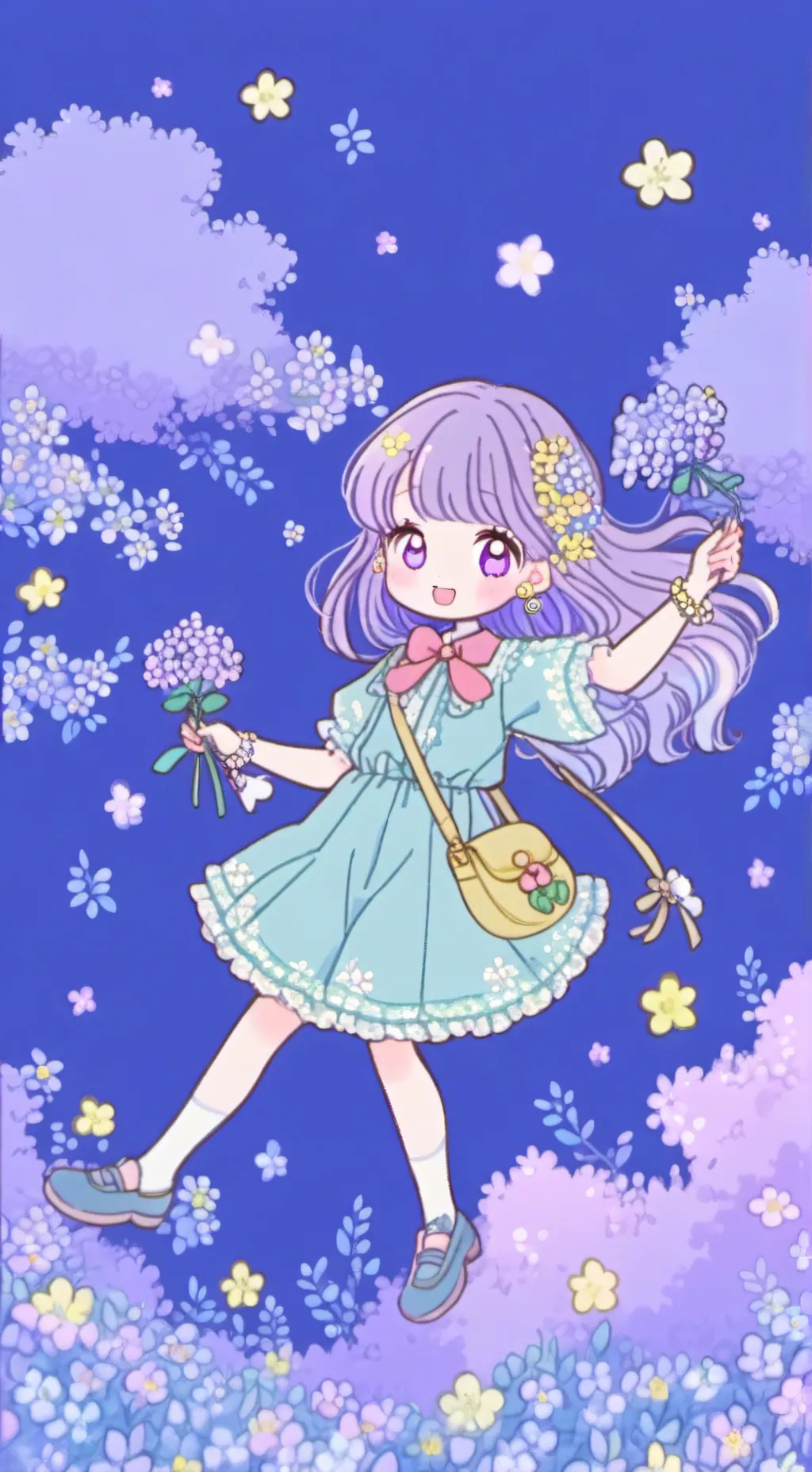 ai character: Mi.   Bunny.     background