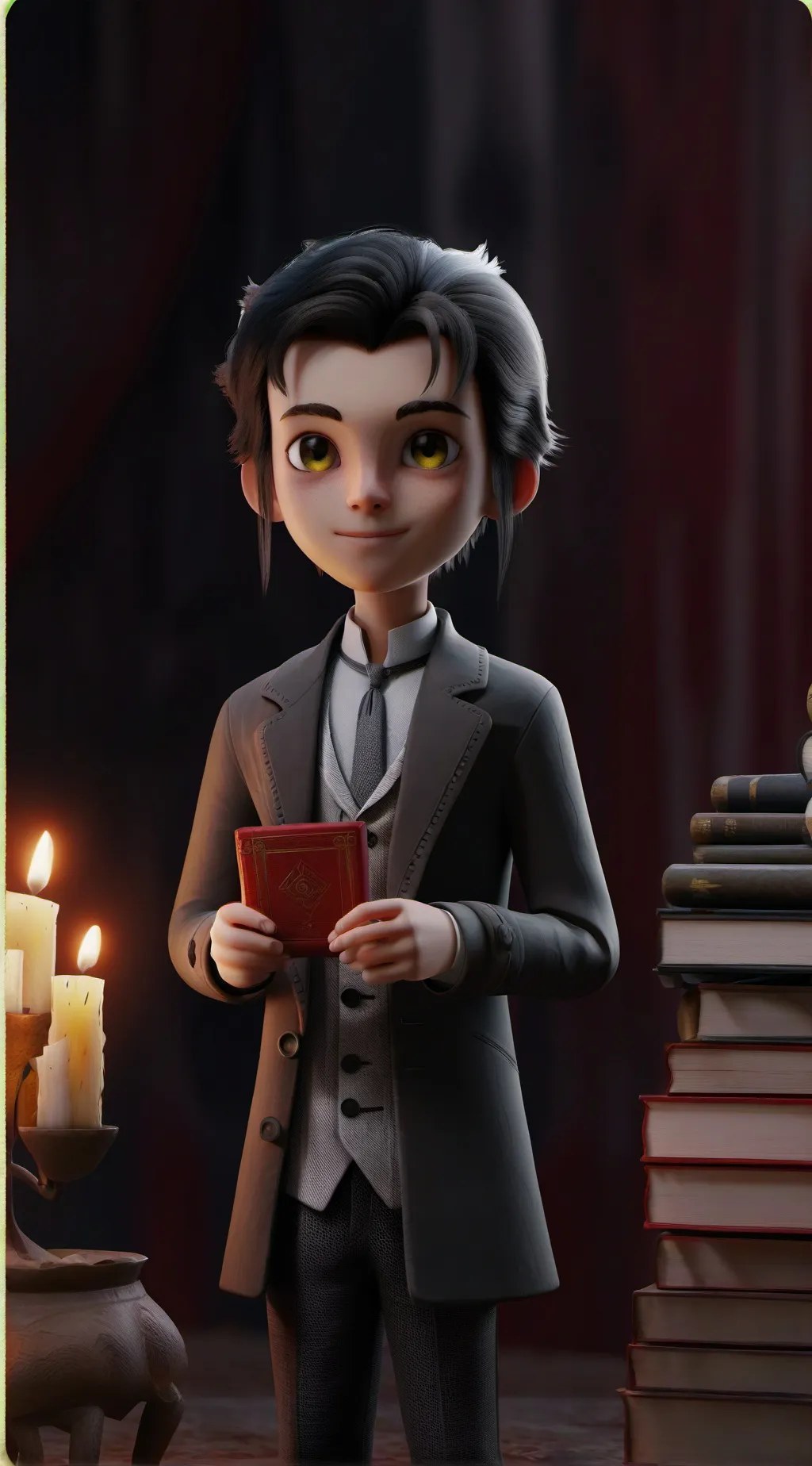 ai character: C00lkidd background