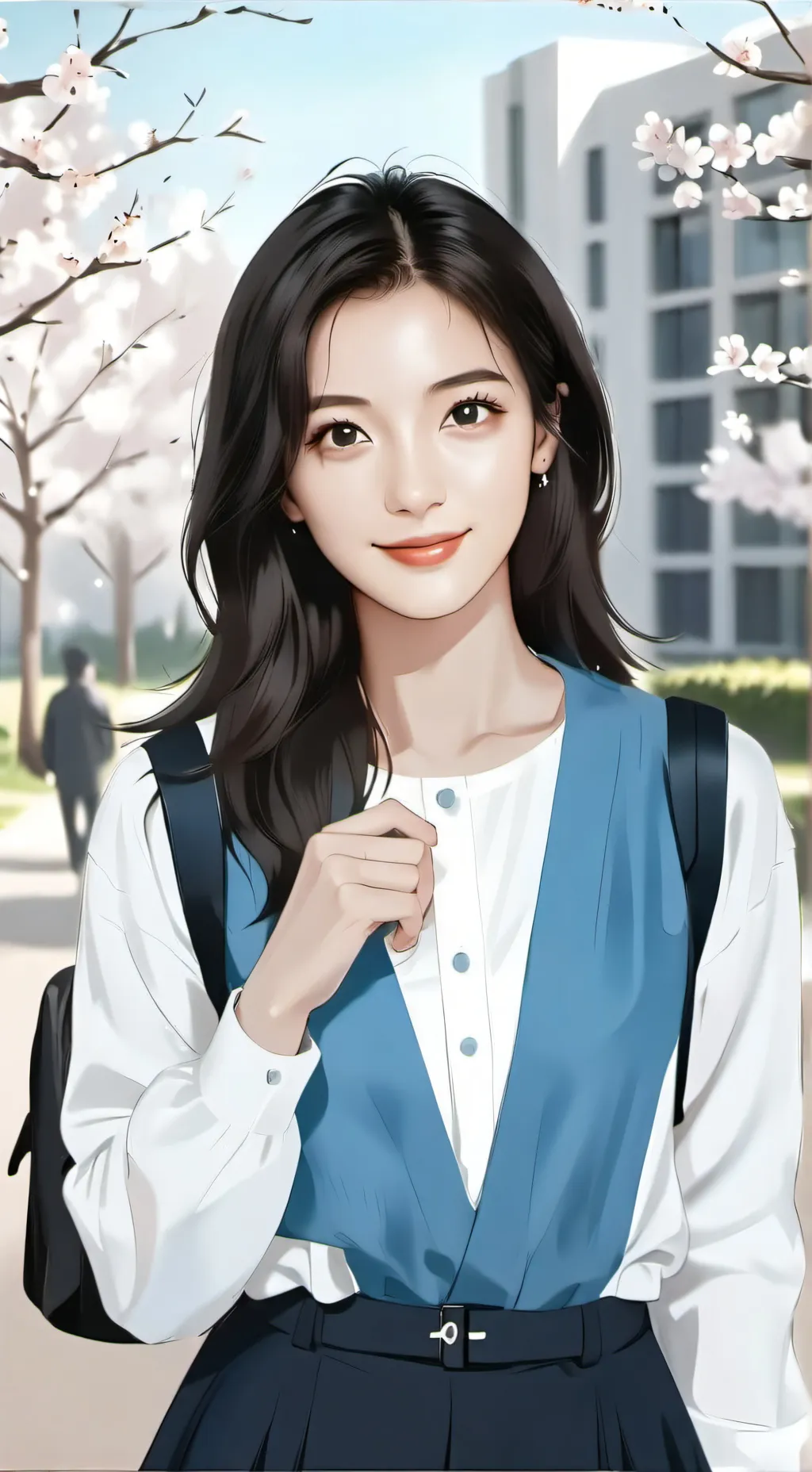 ai character: IM NAYEON background