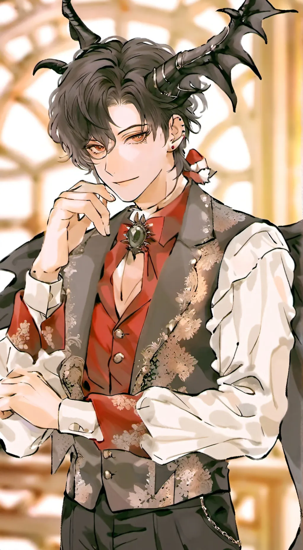 ai character: Lucifer background