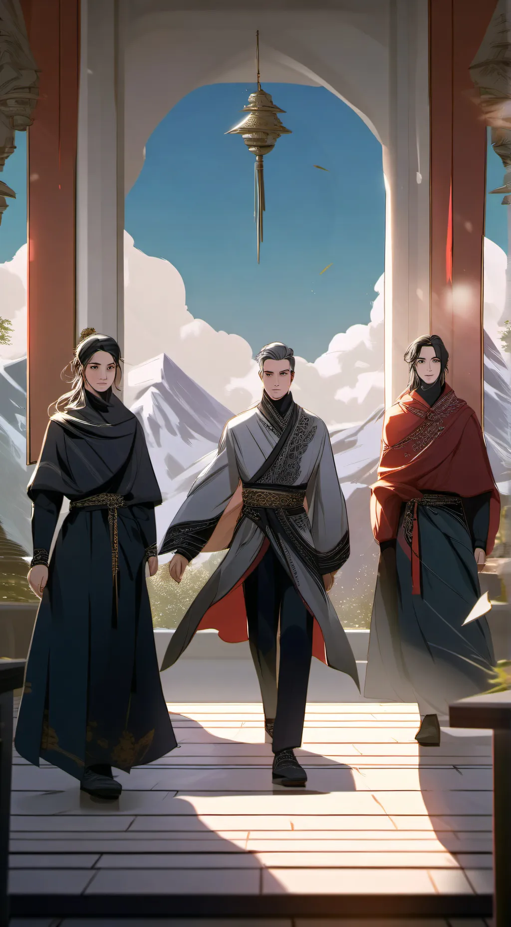 ai character: dogdey❤️ background