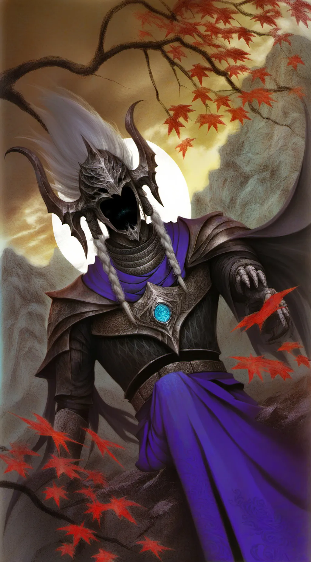 ai character: Md background