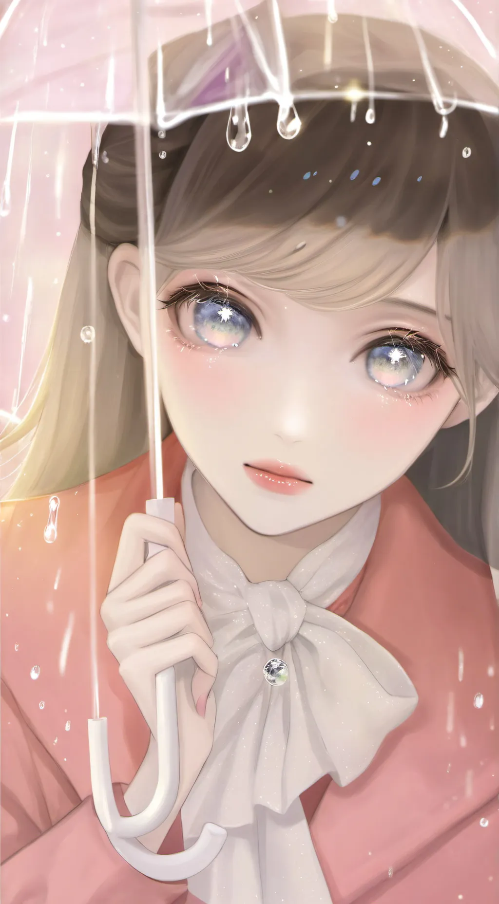 ai character: Sc rainy day background