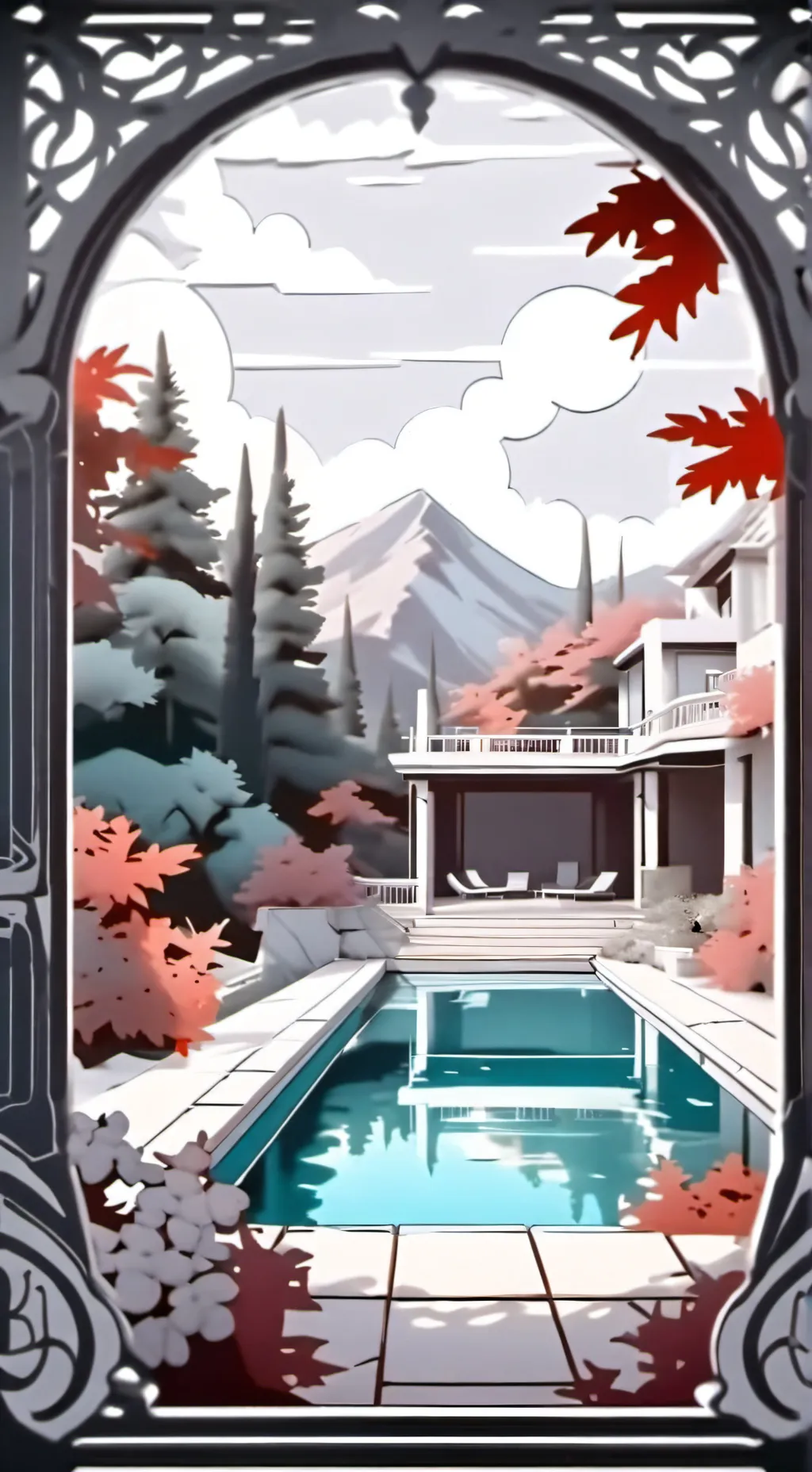 ai character: FPE Pool Party!  background