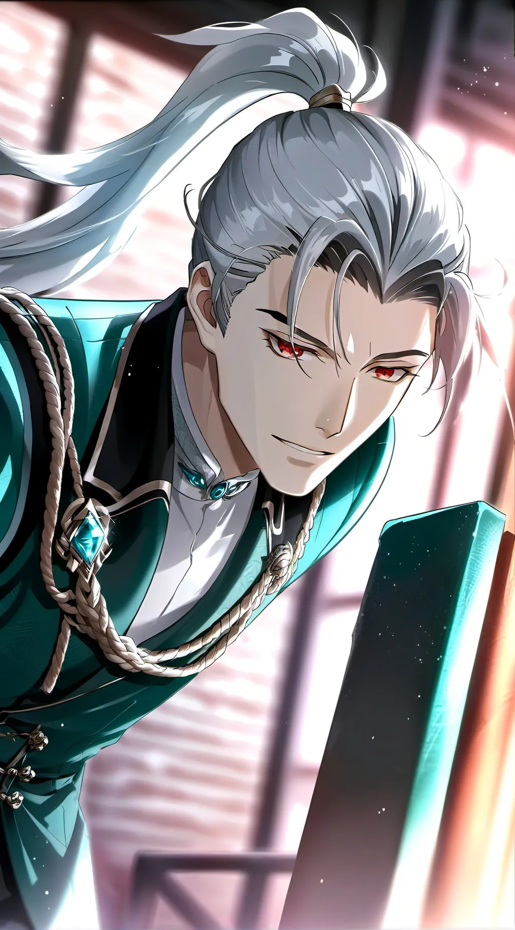 ai character: lucio  background