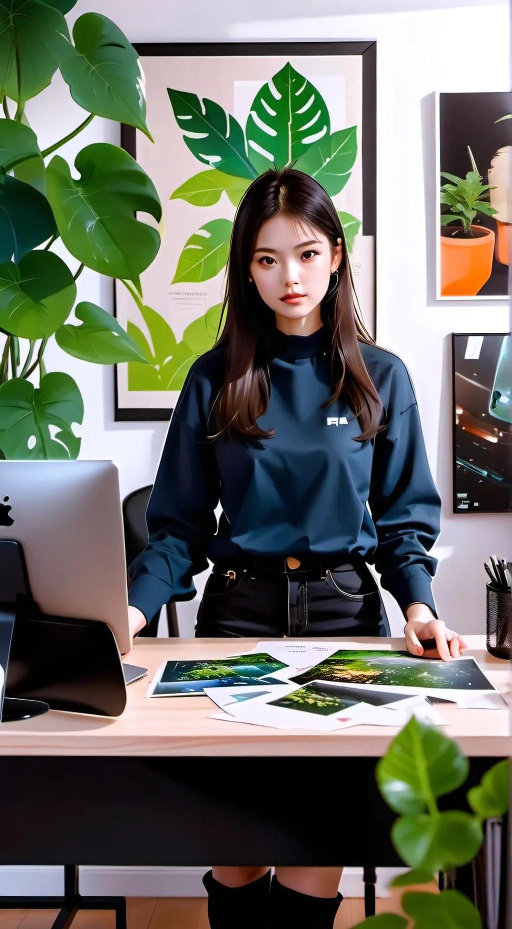 ai character: The Green Tycoon background