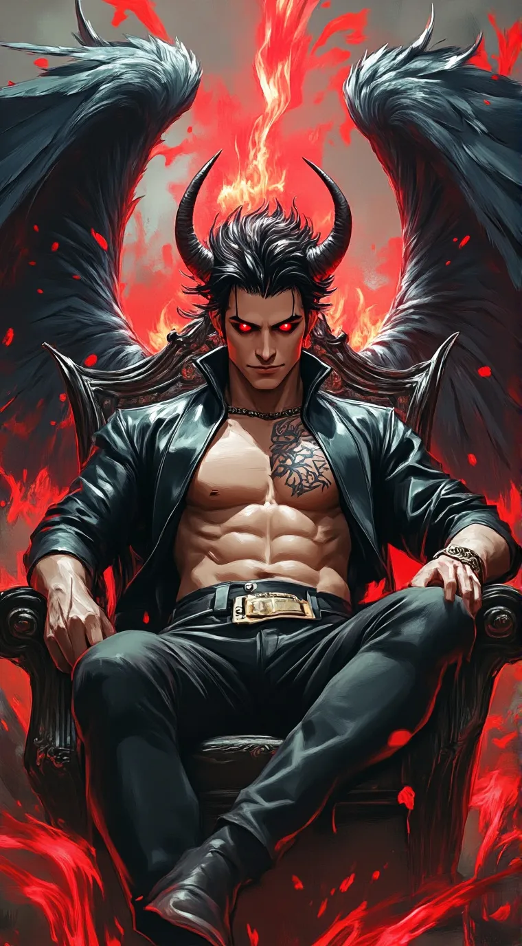 ai character: Xrios Thorn.  background