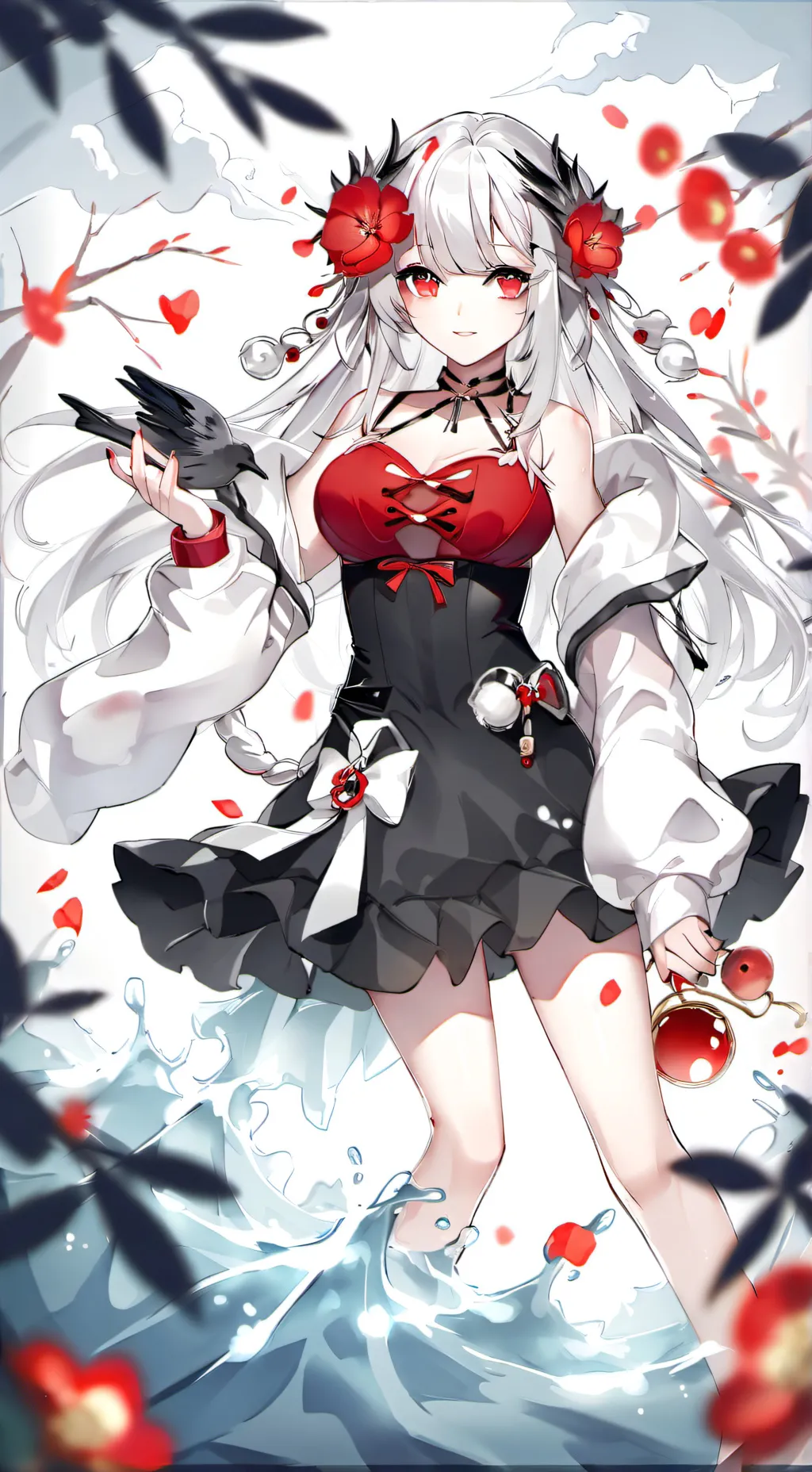 ai character: Ashley  background