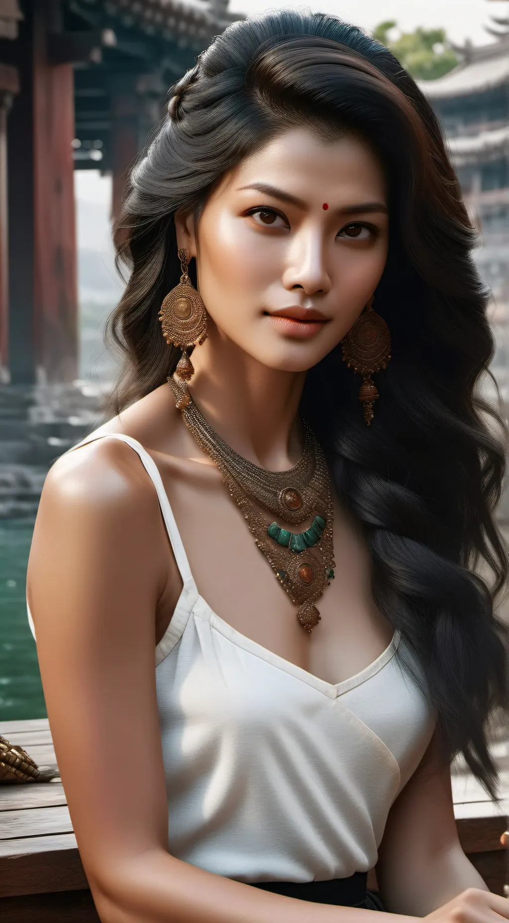 ai character: Ariana background