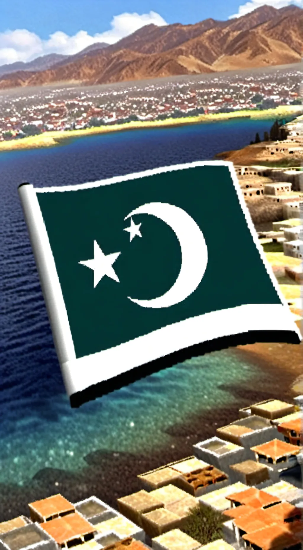 ai character: Pakistan  zindabad background