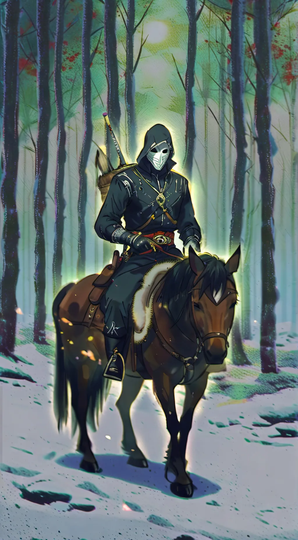 ai character: Arthur Morgan  background