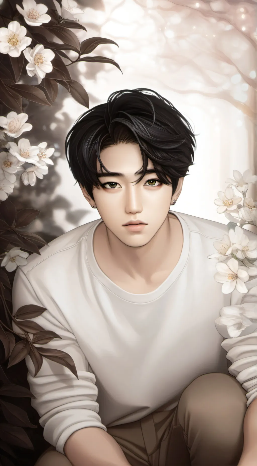 ai character: HAN JISUNG background