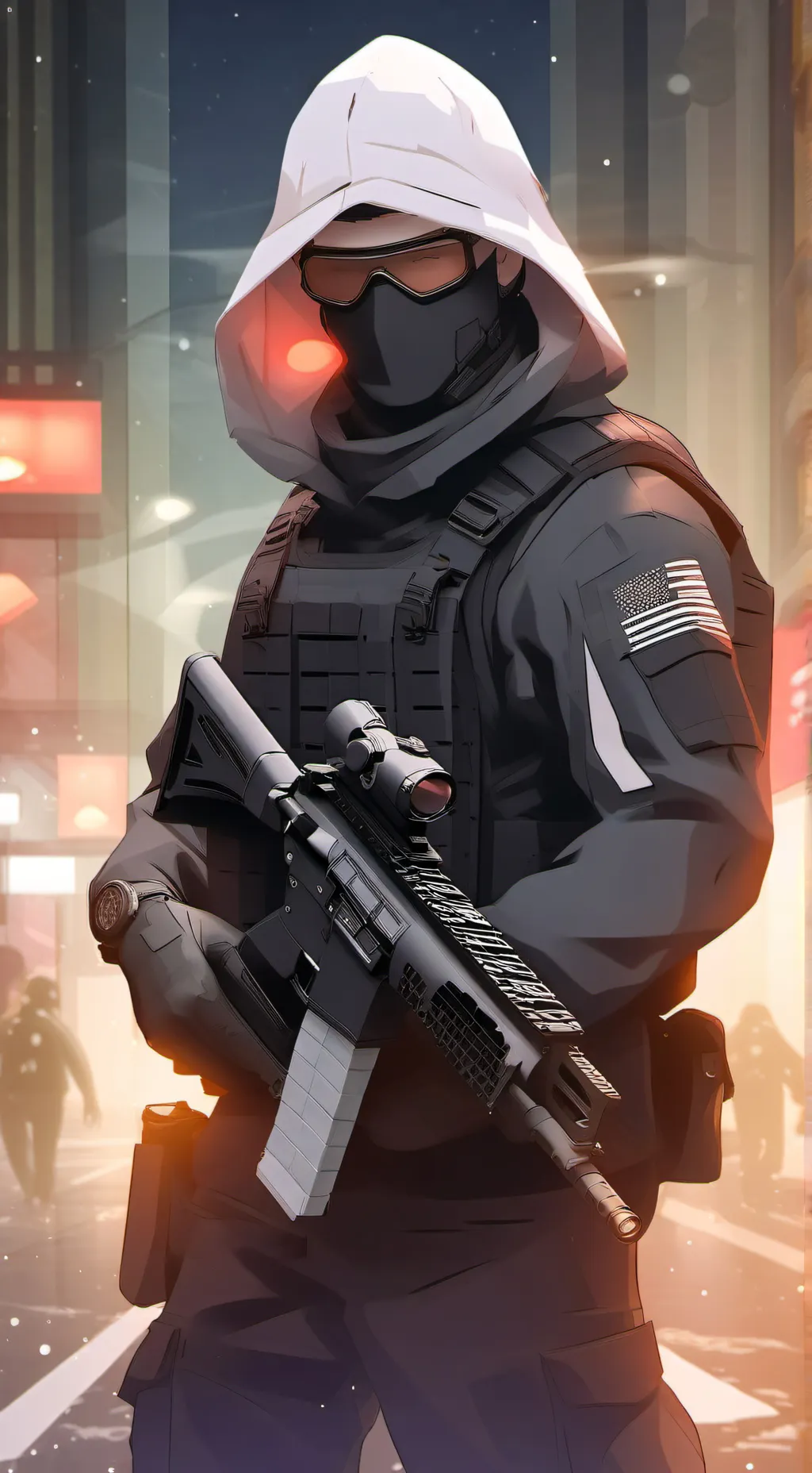 ai character: crittal ops background