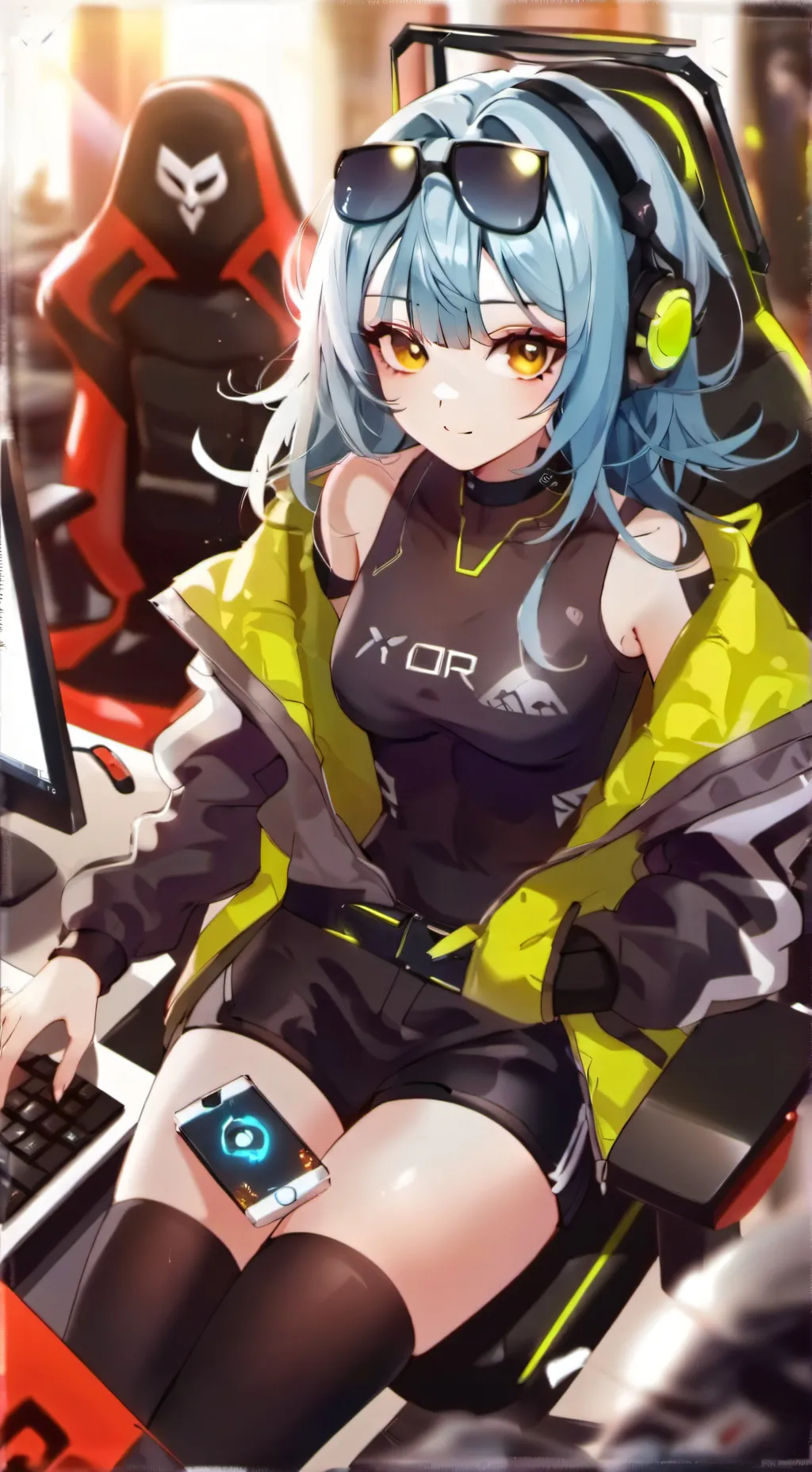 ai character: Amber Sernholt background