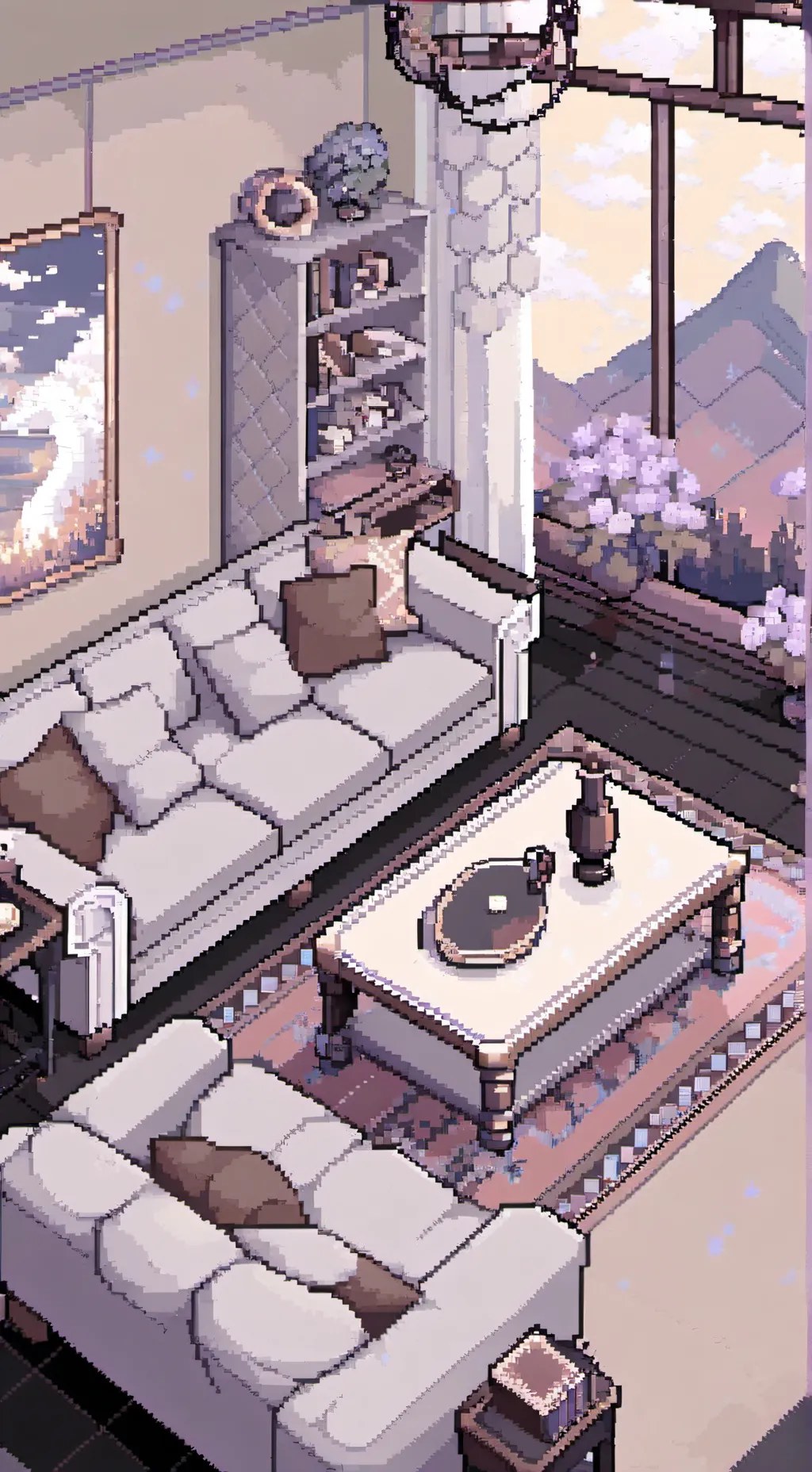 ai character: Minecraft reaction background