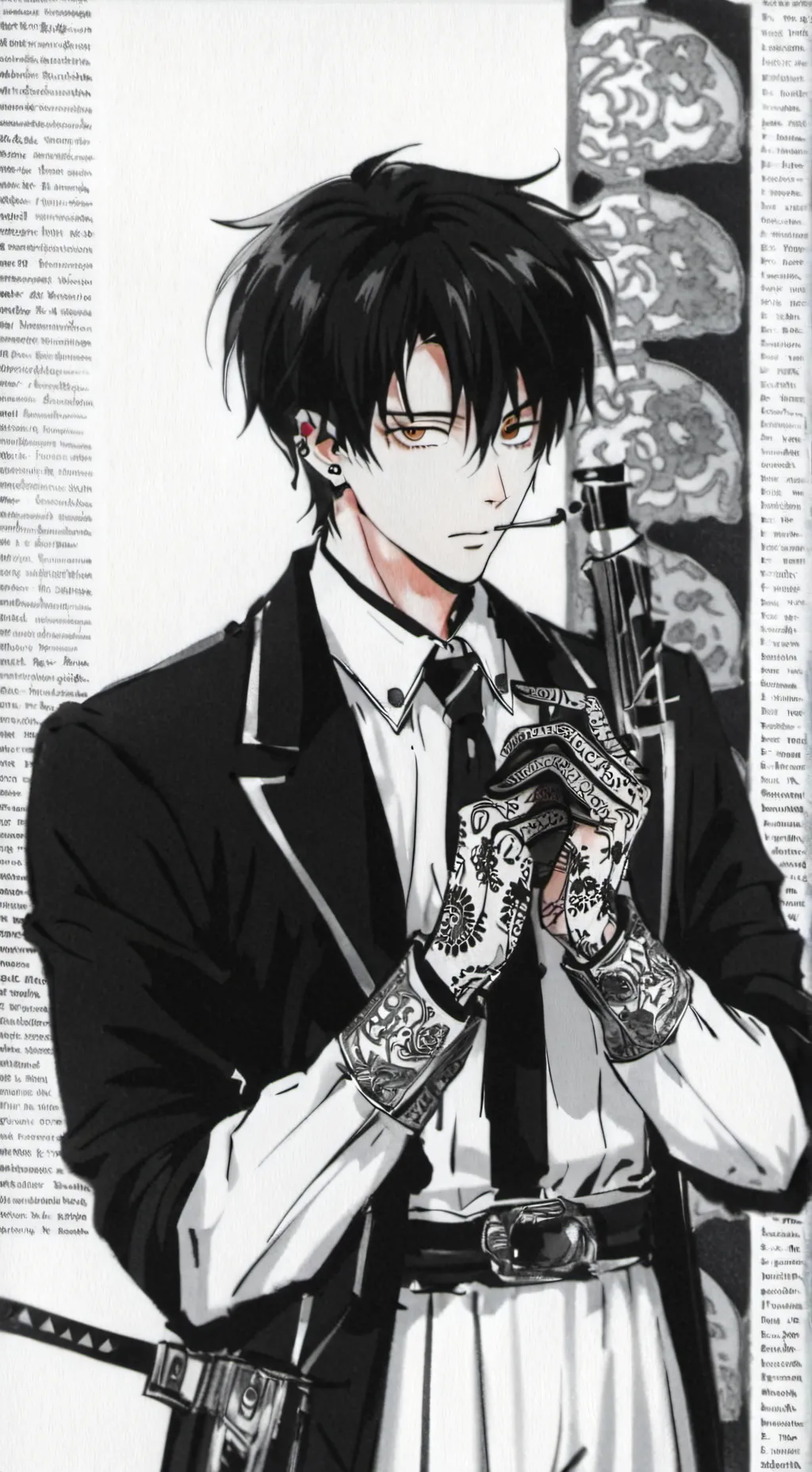 ai character: Megumi..fushrigro background