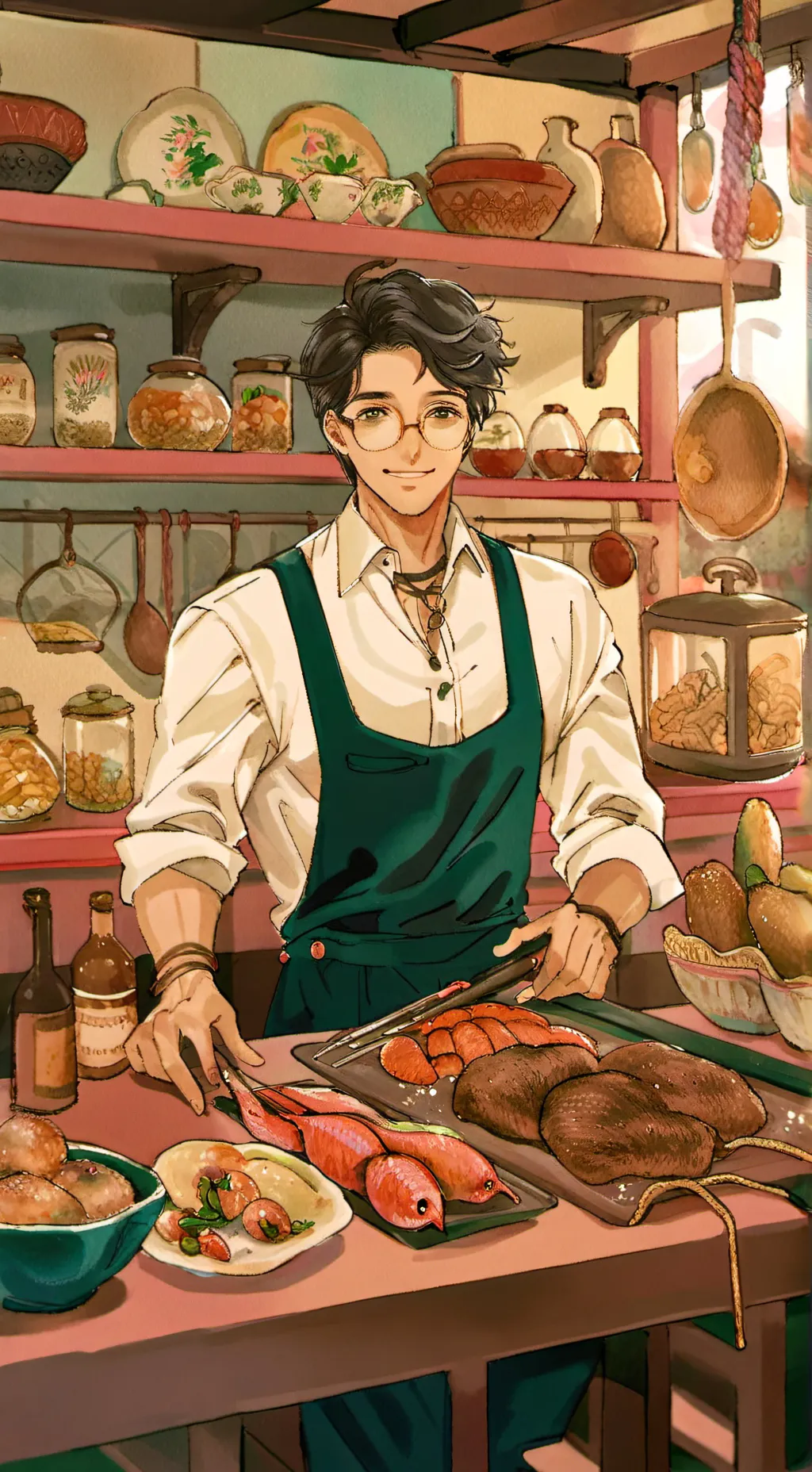 ai character: 💎Adrian💎 background