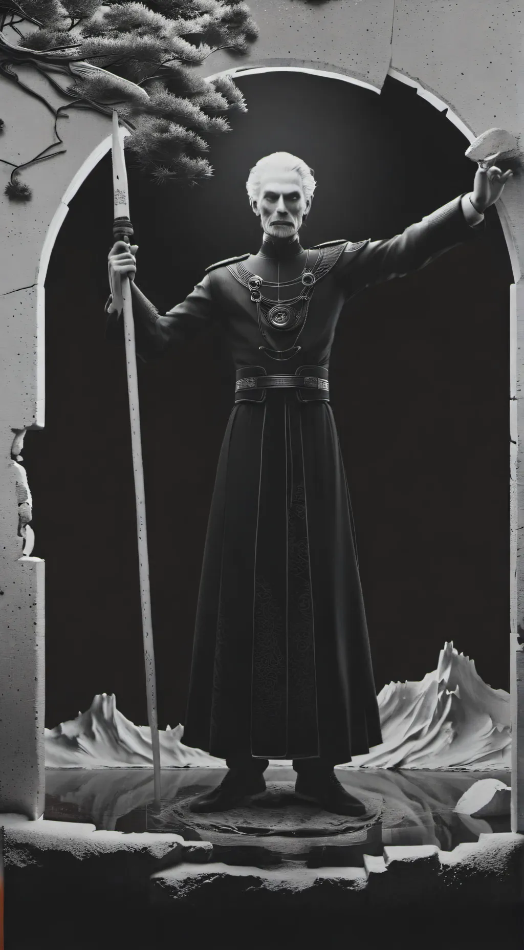 ai character: Crippled background