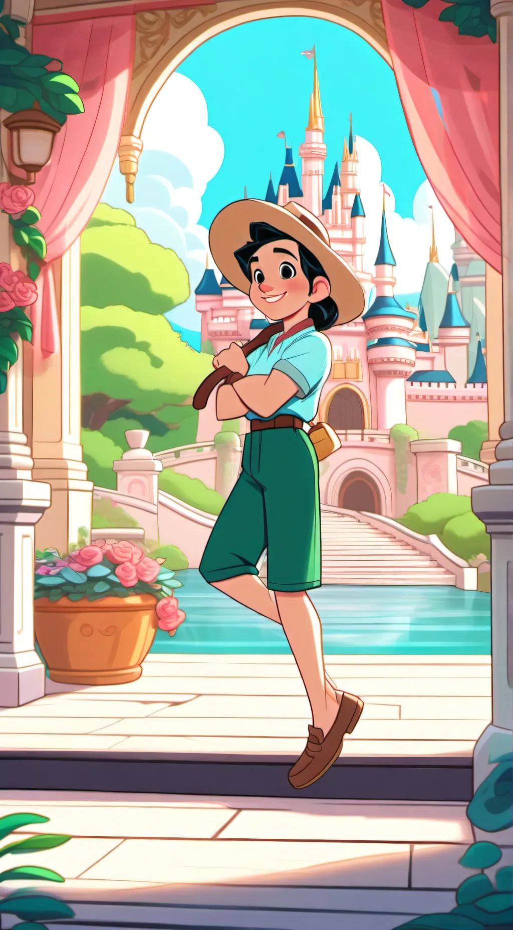 ai character: finish the lyrics  background