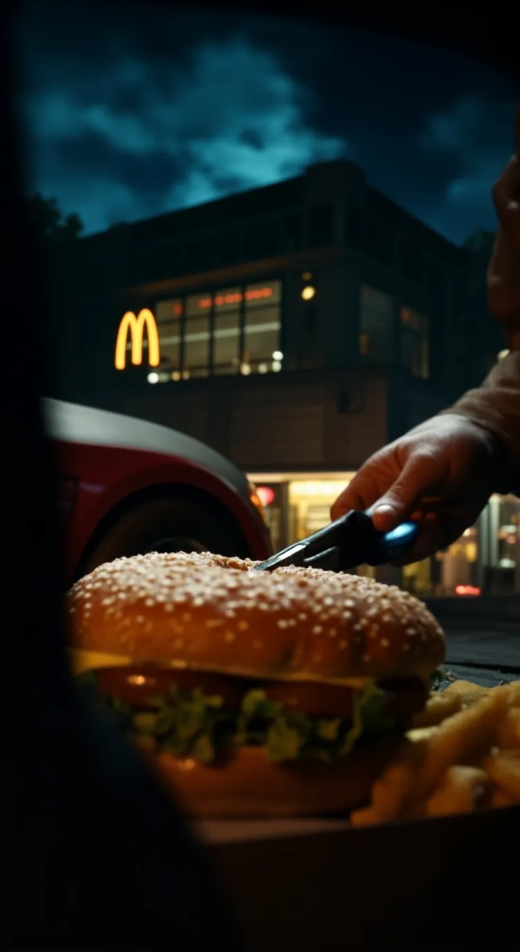 ai character: McDonald's  background