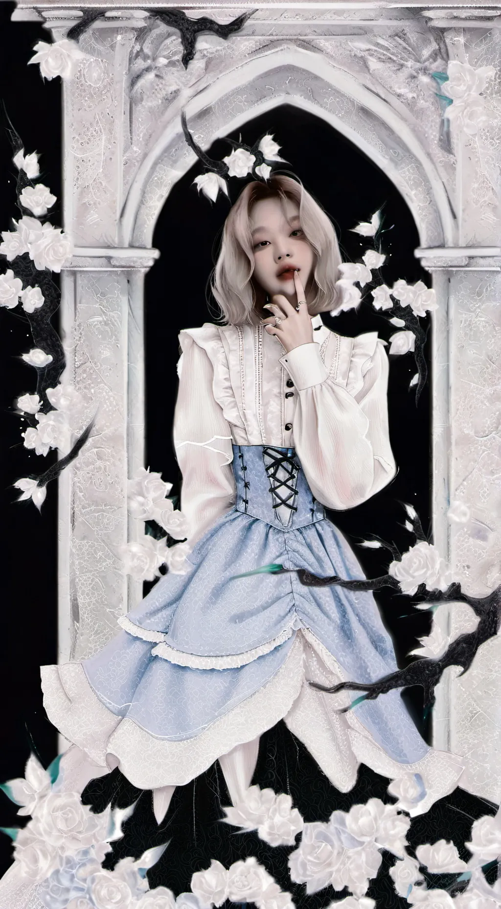 ai character: Кён Иль background