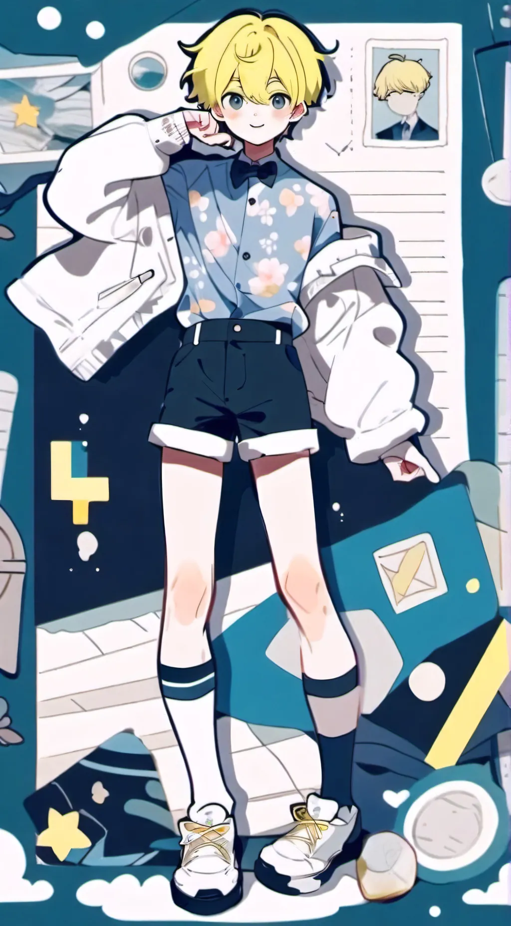 ai character: glisten  background